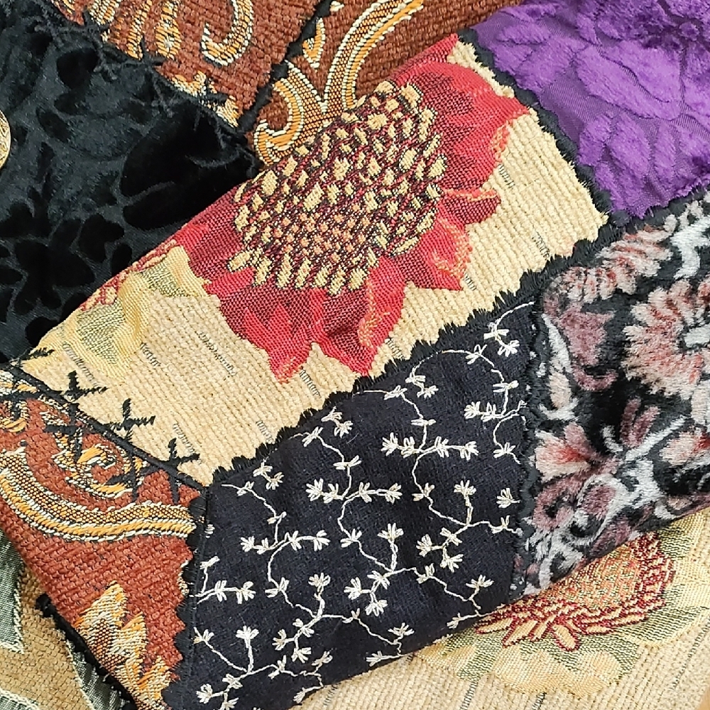 Indigo Moon Multicolor Patchwork Women's Blazer - image 5